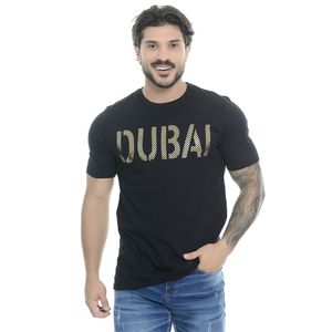 Camiseta Estampada Dubai Preta