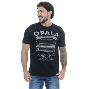 Camiseta Estampada Opala Preta