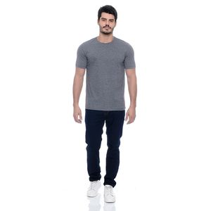 Calça Jeans Slim Masculina Básica Azul Escuro