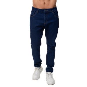 Calça Jeans Super Skinny Masculina Básica Elastano Azul