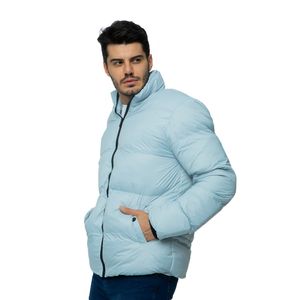 Jaqueta Puffer Masculina Acolchoada Sem Capuz Forrada Com Pelinho Gelo