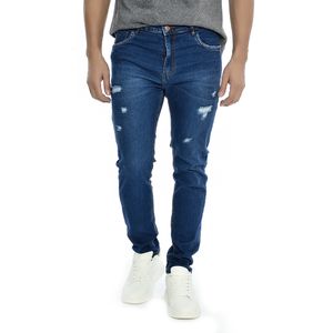 Calça Jeans Masculina Skinny Azul