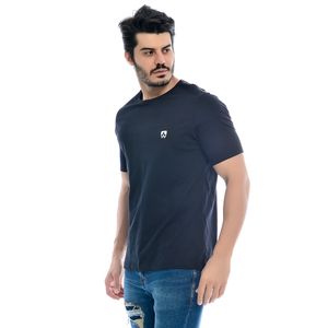 Camiseta Masculina Manga Curta Gola Redonda Estampada Mr Kitsch Preto/Branco