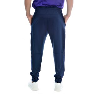 Calça Fitness Slim Com Frisos Laterais Esportiva Academia Marinho