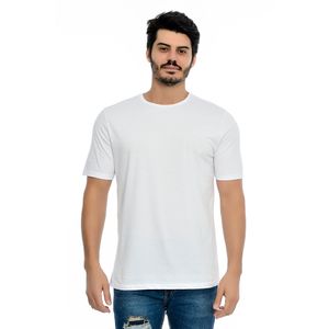 Kit 2 Camisetas Masculina Básica Casual 100% Algodão Preto e Branco