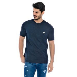 Camiseta Masculina Mr Kitsch Gola Redonda Mescla Marinho