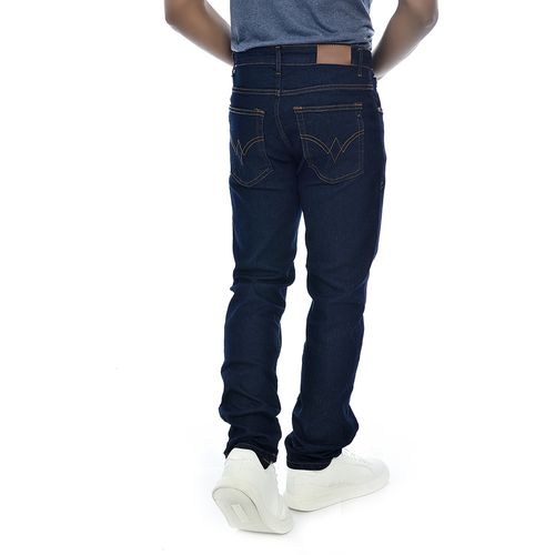 Calça Jeans Masculina Básica Slim Azul Escuro