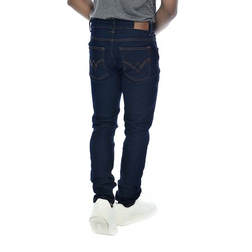 Calça Jeans Skinny Masculina Básica Azul