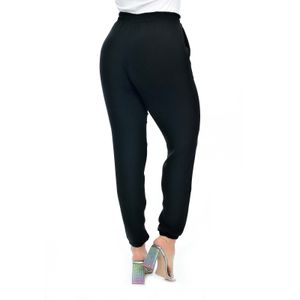 Calça Jogger Feminina Cós Elástico Preto