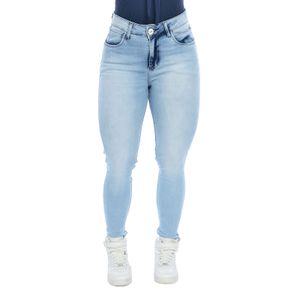 Calça Jeans Feminina Skinny Azul Claro