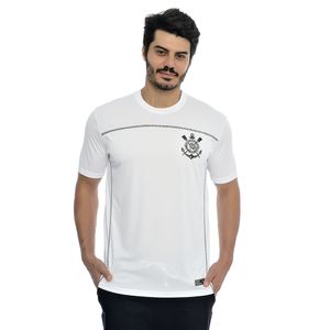 Camisa Corinthians Oficial Dry Fit Recorte Frontal