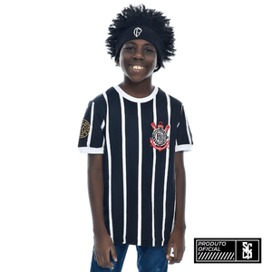 Camiseta Retrô Corinthians Democracia 1982 Infantil