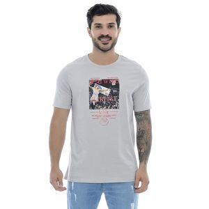 Camiseta Masculina Com Estampa You Will Harvest Cinza