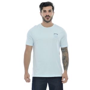 Camiseta Masculina Com Estampa Golf Club Azul Claro