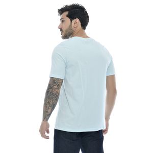 Camiseta Masculina Com Estampa Golf Club Azul Claro