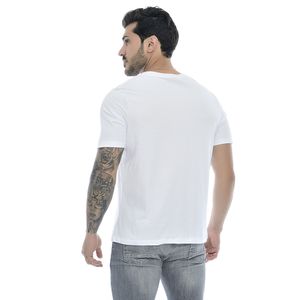 Camiseta Masculina Com Estampa Motorsport Legend Branca