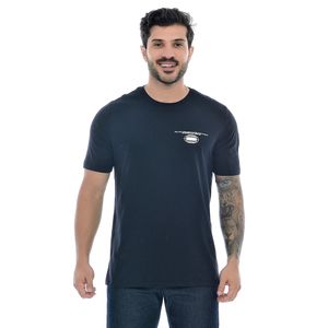 Camiseta Masculina Com frase Motivacional Frente e Verso Preto