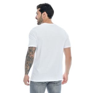 Camiseta Masculina Com Estampa Moto Life Is A Journey Branca