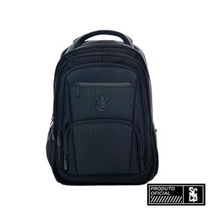 Mochila Corinthians Oficial Premium Esportiva Casual Preto