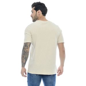 Camiseta Masculina Manga curta com Estampa Taz-Mania Marfim