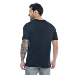 Camiseta Masculina Com Estampa Paradise Preta