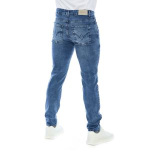 Calça Jeans Masculina Slim Com Puídos