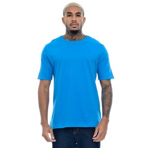 Camiseta Masculina Manga Curta Gola Redonda Básica Royal