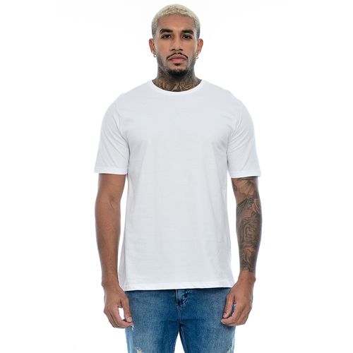 Kit 2 Camisetas Masculina Básica Casual 100% Algodão Preto e Branco