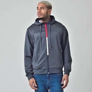 Blusa Malha Sportswear Três Listras Com Capuz Marinho