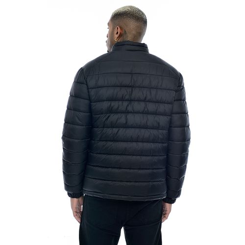 Jaqueta Puffer Corinthians Oficial Masculina Sem Capuz All Black