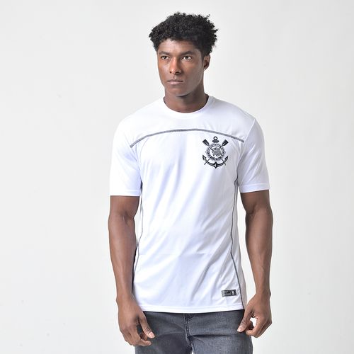 Camisa Corinthians Oficial Dry Fit Recorte Frontal