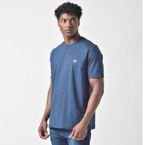 Camiseta Masculina Manga Curta Estampada Mr Kitsch Marinho