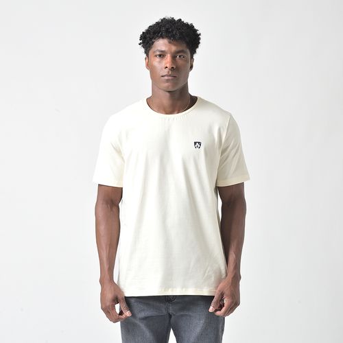 Camiseta Masculina Manga Curta Estampada Mr Kitsch Amarelo