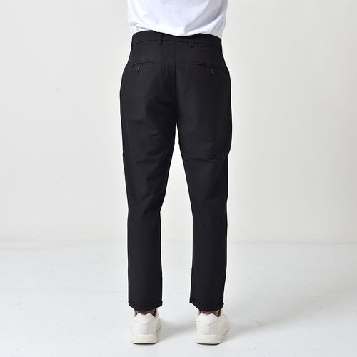Calça Esporte Fino Masculina Mrs Kitsch Preto Logo Bordado