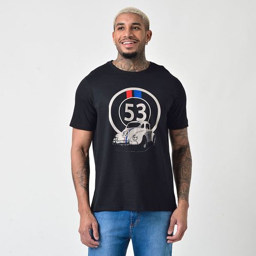Camiseta Masculina Manga Curta Estampada Fusca 53