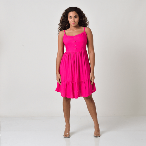 Vestido Dress Curto Feminino Pink